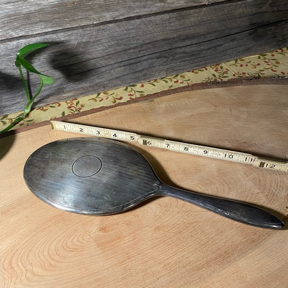 🤡BOGO🤡 Vintage BIRKS Sterling Silver Vanity Hand Mirror - Excellent,  12”/400g - Picture 3 of 8